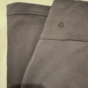lululemon Softstreme- ribbed, flare leggings